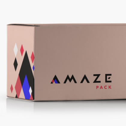 Visual identity for the Amazepack packaging manufacturer